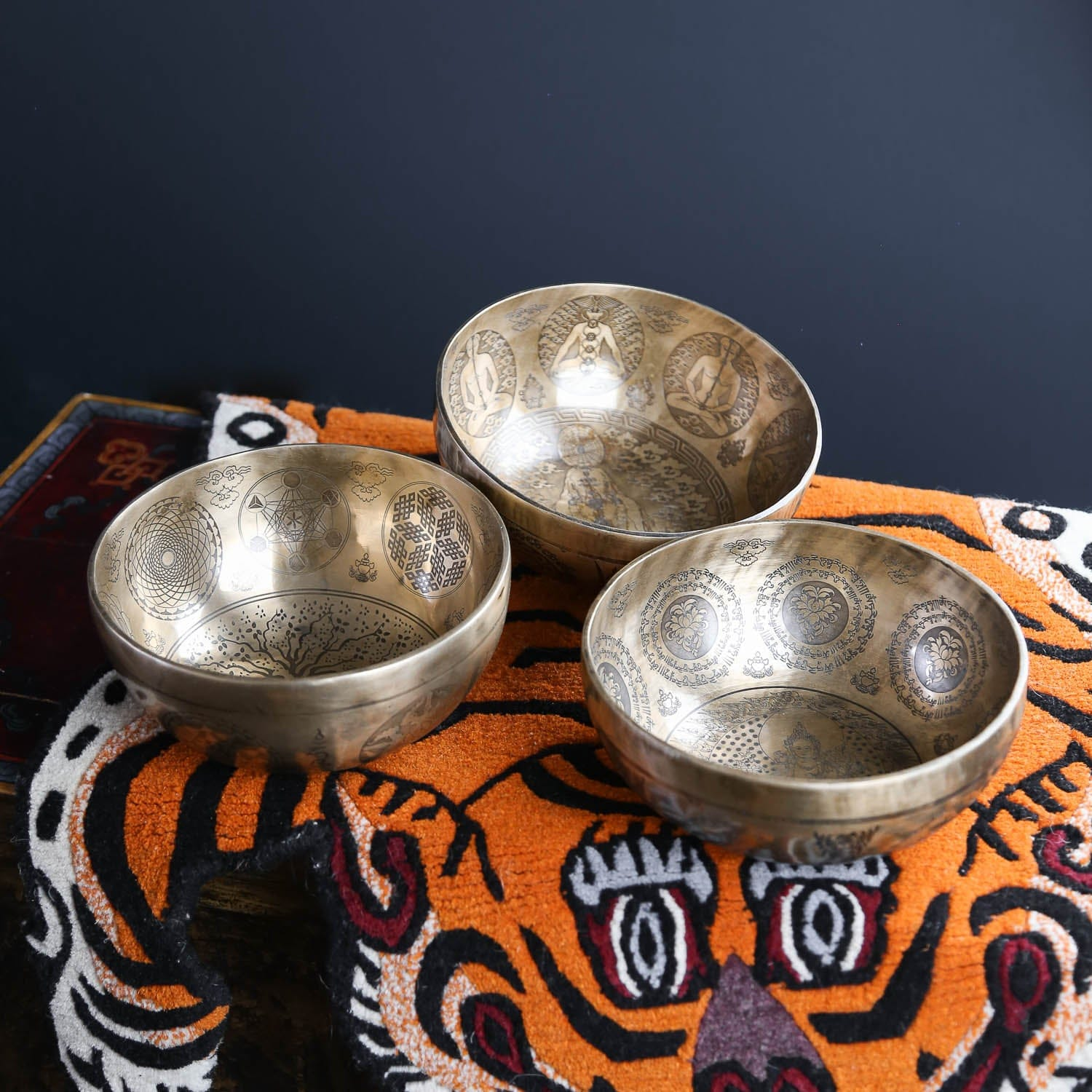 Etched Singing Bowls Collection