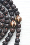 Sacred Rudraksha & Antique Pumtek Mala