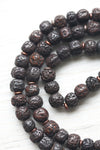 Sacred Rudraksha & Antique Pumtek Mala