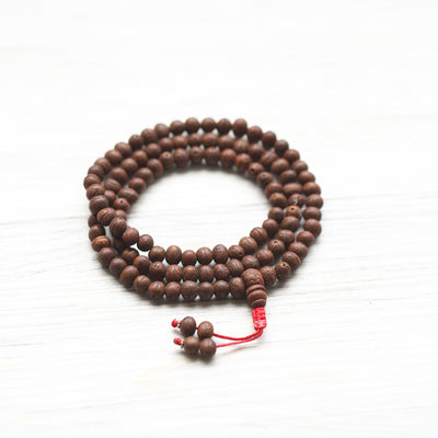 108 Bead Dark Raktu Prayer Mala