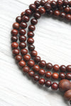 Calming Thai Rosewood Mala & Bracelet Set