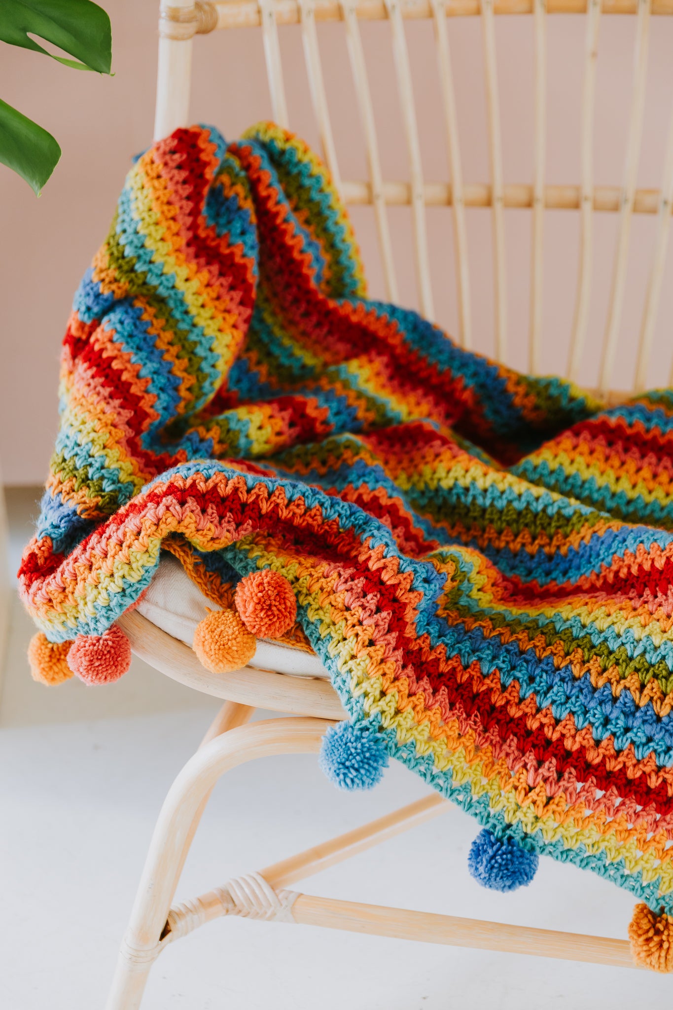 Rainbow Dream Himalayan Blanket