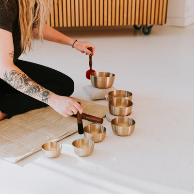 Symphony of Seven Nesting Singing Bowls