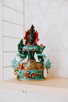 Hand Painted Green Tara Statue