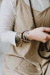 Matte Riverstone Wrist Mala