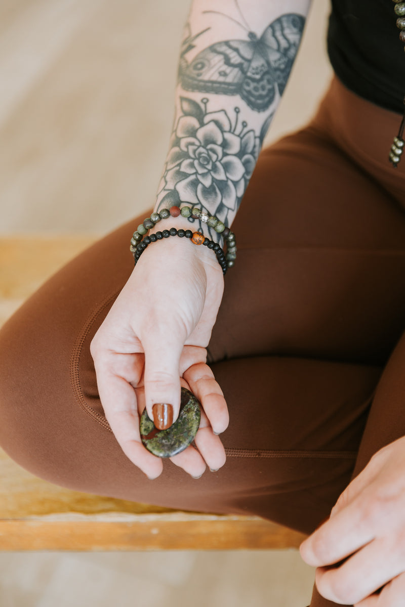 Wrist Malas Dragon's Blood Root Chakra Wrist Mala