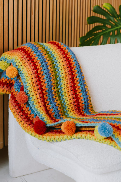 Rainbow Dream Himalayan Blanket