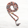 Tibetan Dragon Vein Agate Mala