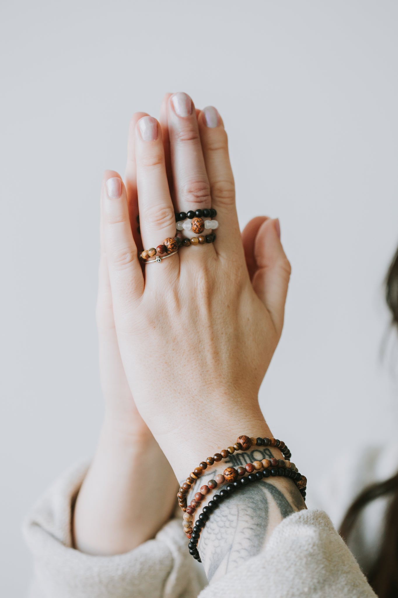 Buddhist Affirmations Rings