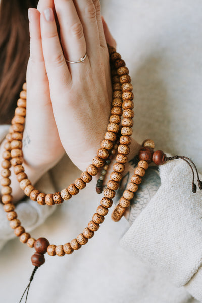 Anxiety-Relieving Lotus Seed Mala