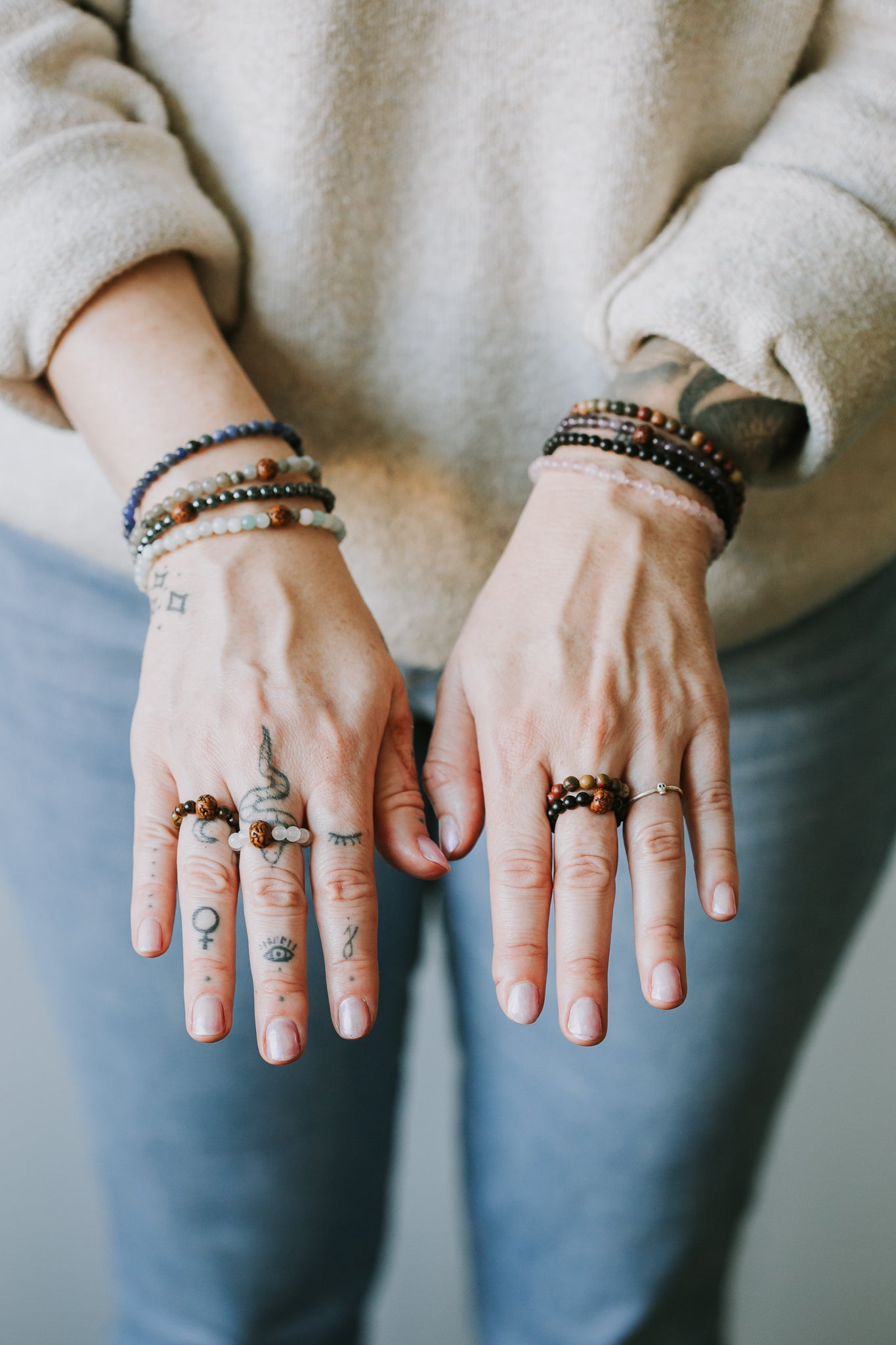 Buddhist Affirmations Rings