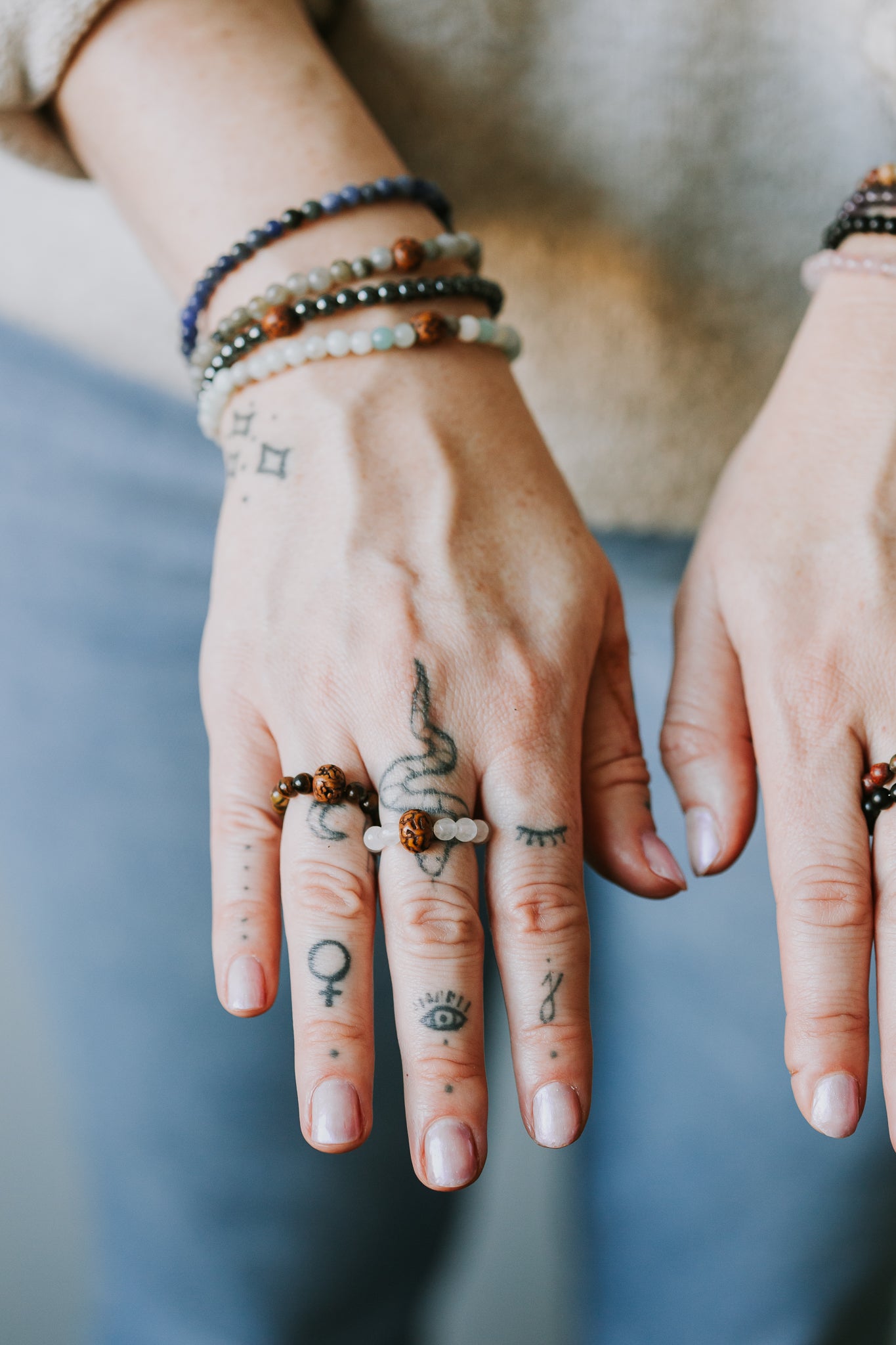 Buddhist Affirmations Rings