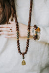 Energizing Bodhi Seed Mala & Bracelet Set