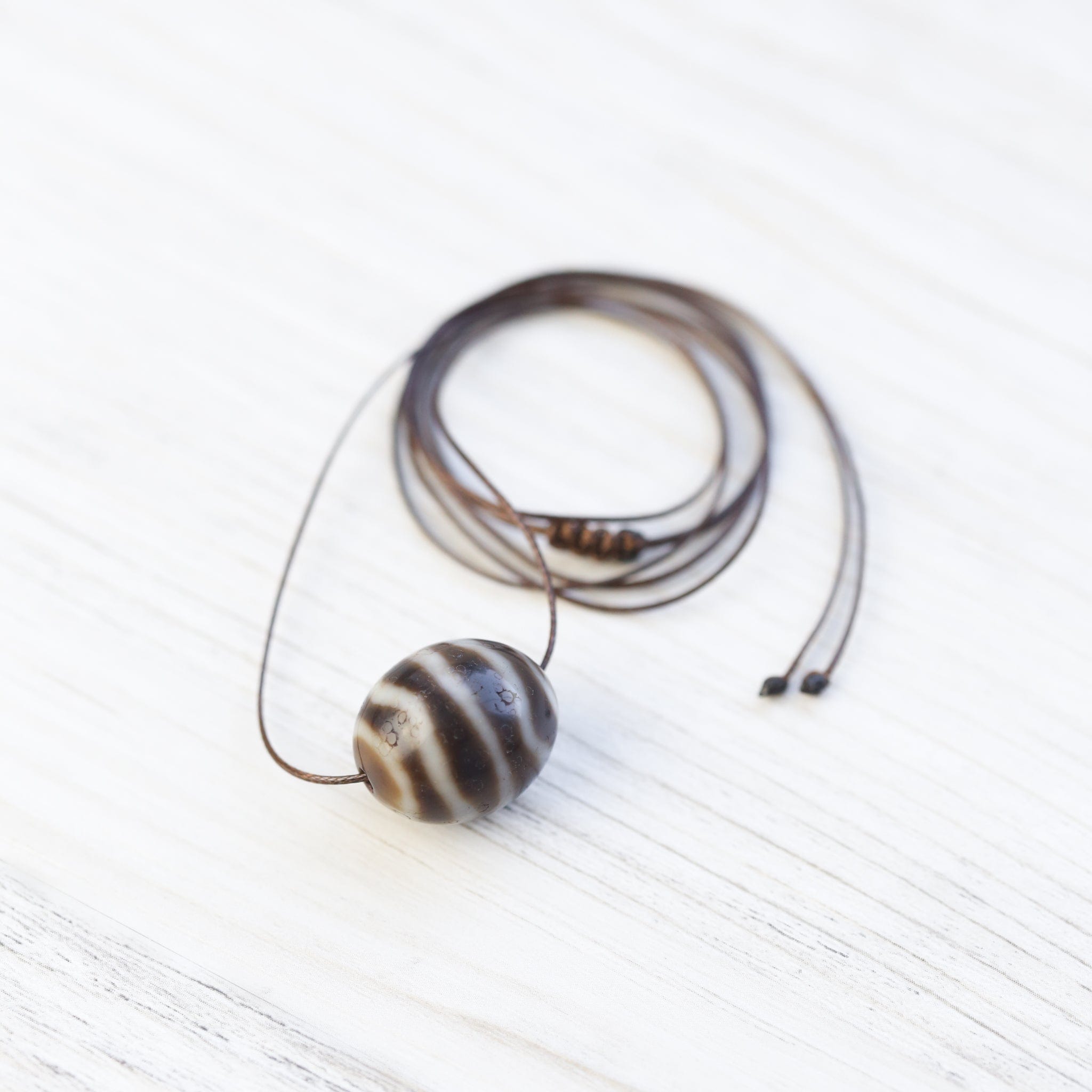 Dzi Beads Fortune Wave Dzi DZ203