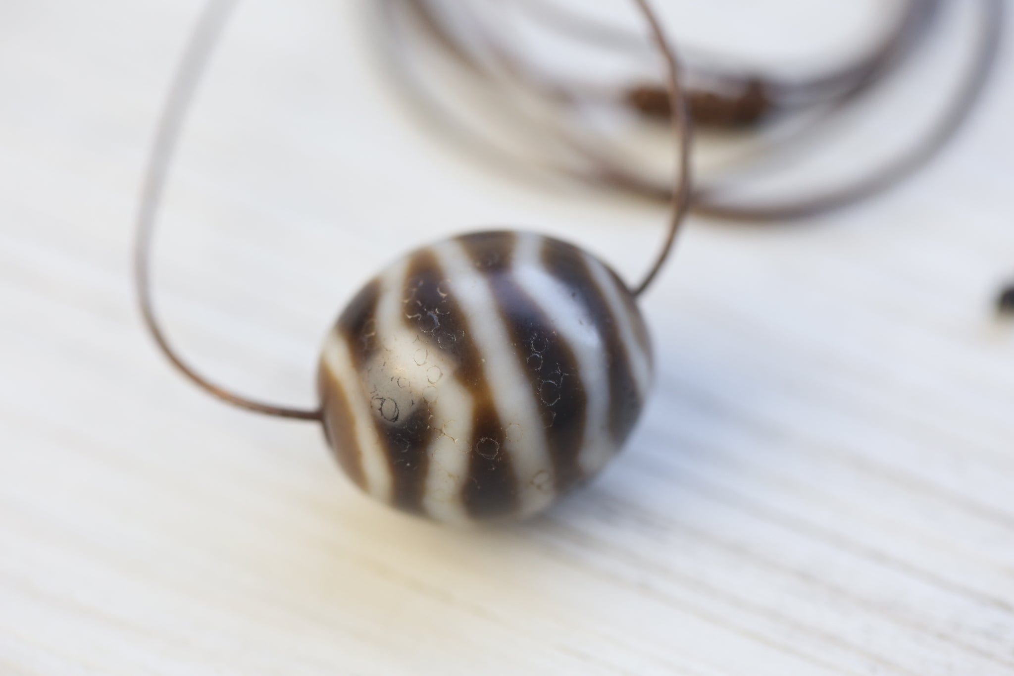 Dzi Beads Fortune Wave Dzi DZ203