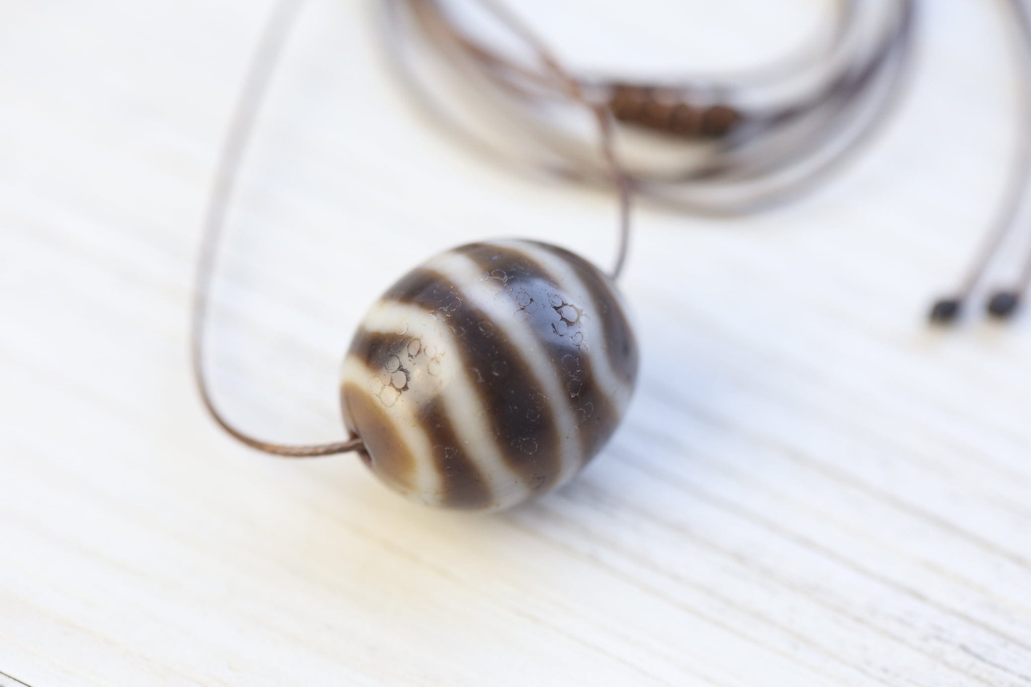 Dzi Beads Fortune Wave Dzi DZ203