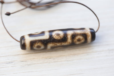 Dzi Beads Nine Eye Window to Wisdom Dzi DZ205