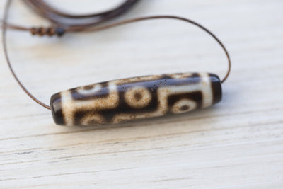 Dzi Beads Nine Eye Window to Wisdom Dzi DZ205