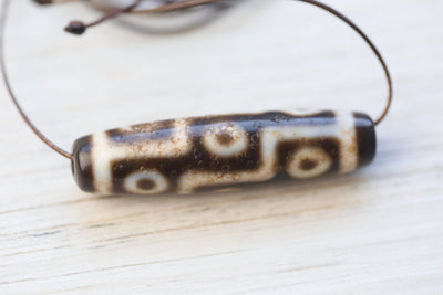 Dzi Beads Nine Eye Window to Wisdom Dzi DZ205