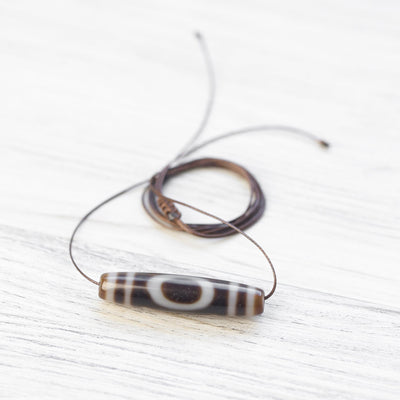 Dzi Beads True Agate Sky Door Dzi Bead DZ202