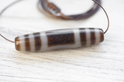 Dzi Beads True Agate Sky Door Dzi Bead DZ202