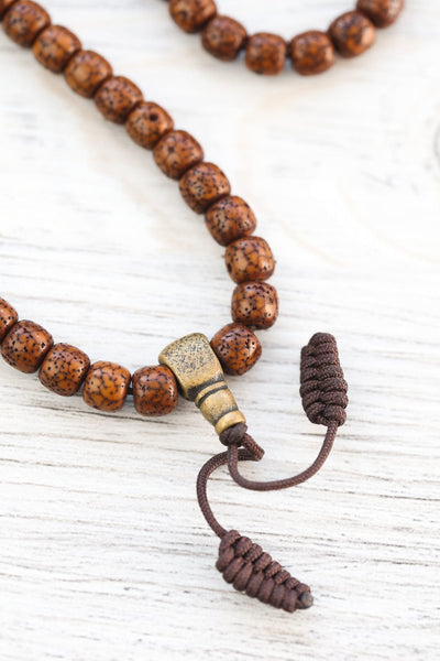 Mala Beads Seeds of Serenity Antique Lotus Mala ML934