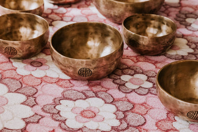 Singing Bowls Pink Moon Awakening Singing Bowl 35 moonbowl772