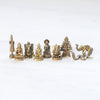 Statues Tiny Brass Ganesh Statue ST226