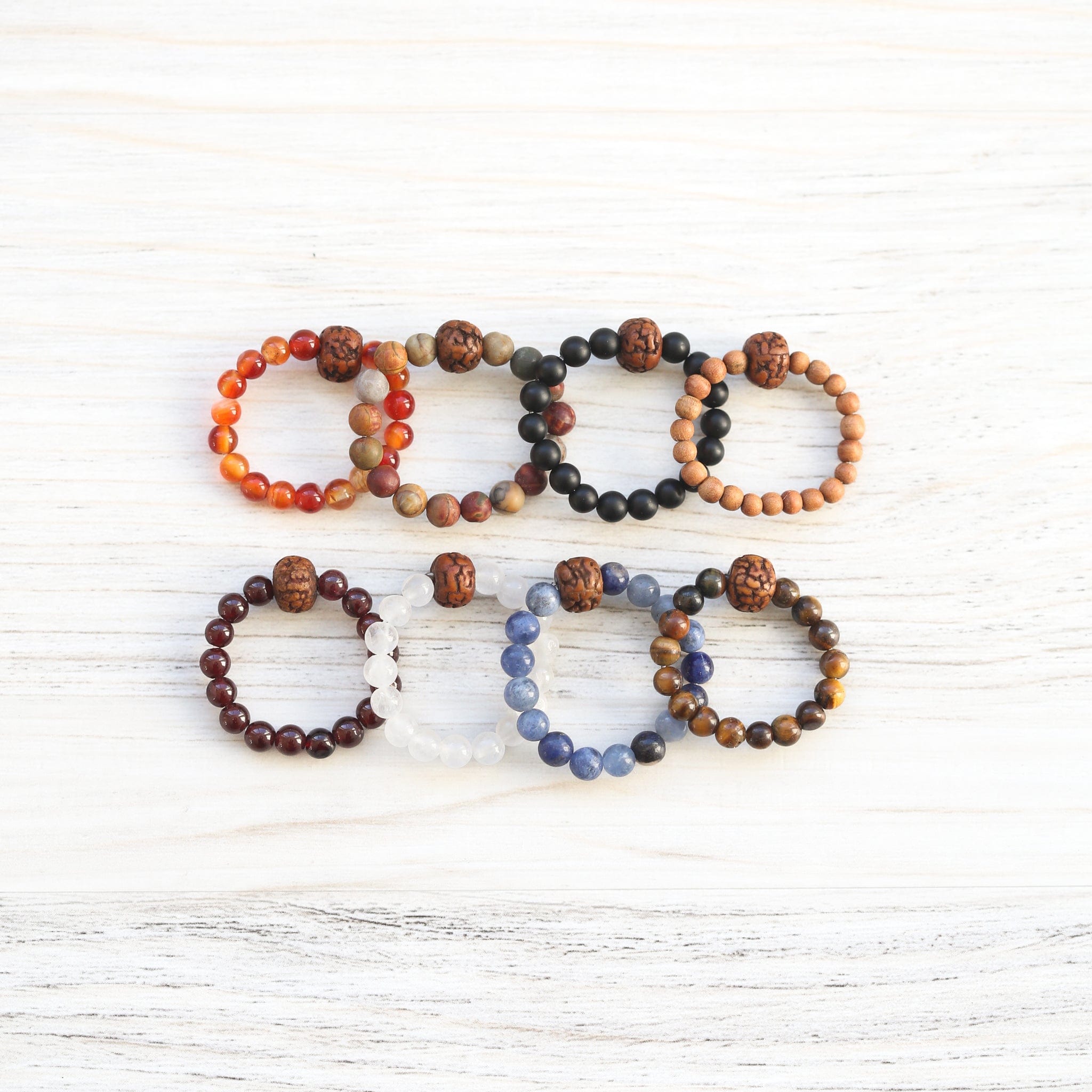 Wrist Malas Buddhist Affirmations Rings