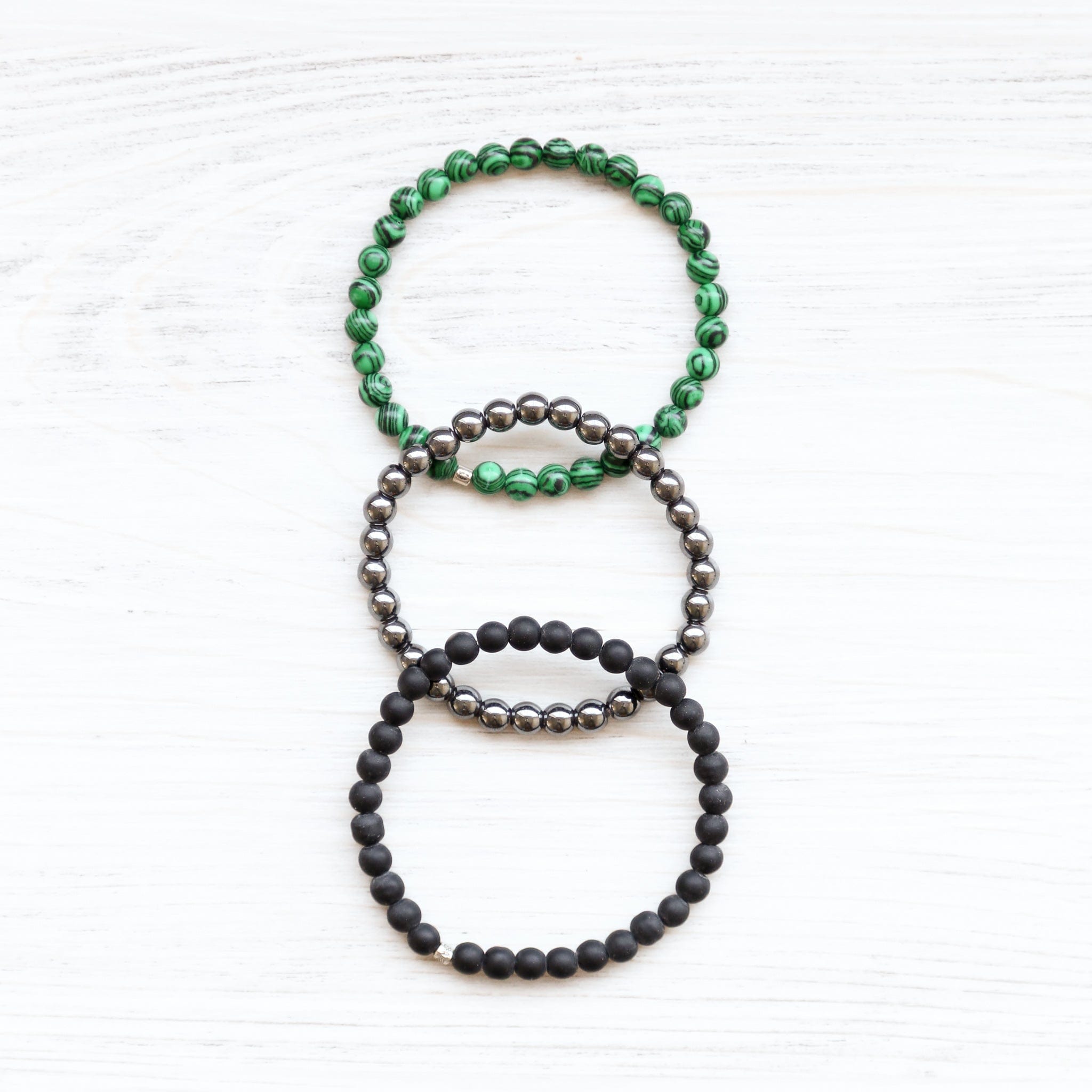Wrist Malas Grounding & Confidence Bracelet Set / Small The Everyday™ Mala Bracelets WM600.WM601.WM604.SM-1