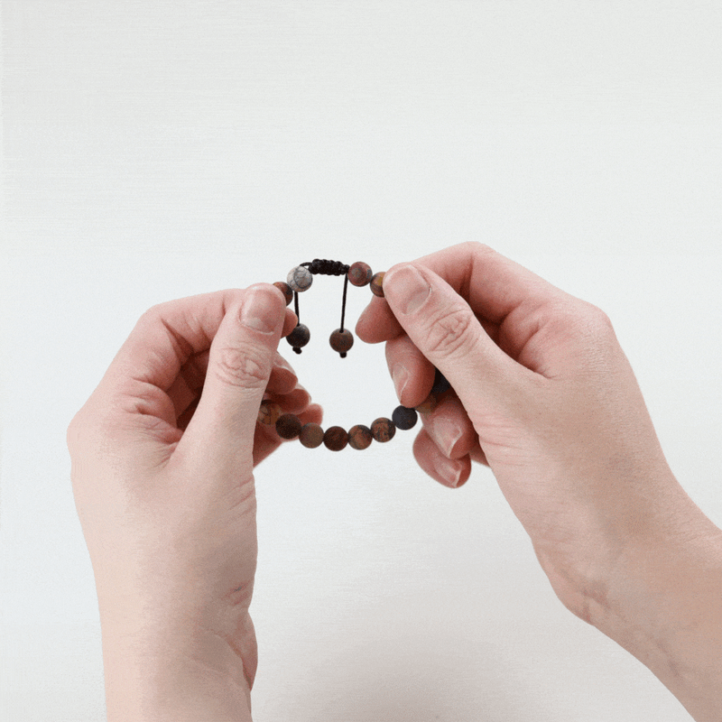 10 mm Prayer Beads - Hare Ram Krishna Hand Knotted Mala Beads
