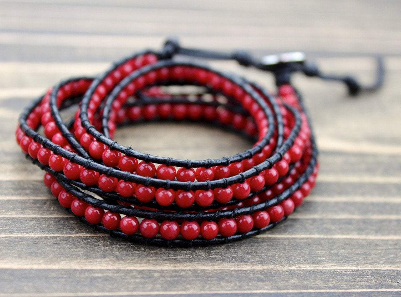 Men's Leather Cord Bracelet