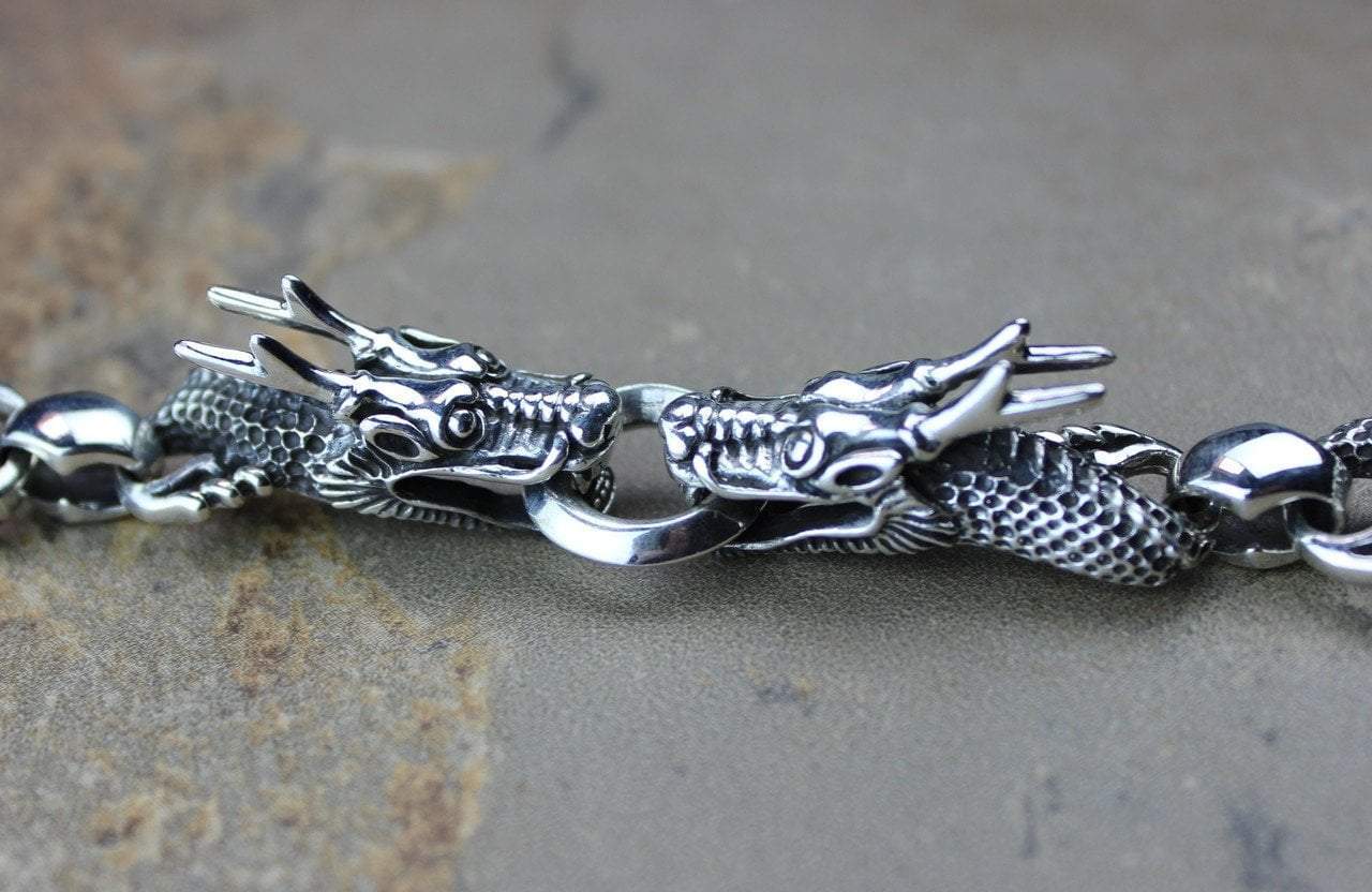 Buy Bali Legacy Sterling Silver Dragon Cuff Bracelet (7.25 In) 35.10 Grams  at ShopLC.