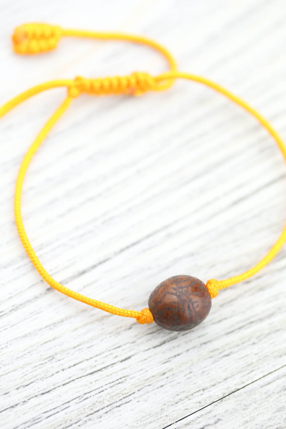 Yellow Buddhist Bodhi Bracelet