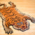 Carpets Medium Tibetan Tiger Rug Sunset Orange CR052