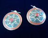 Earrings Default Traditional Tibetan Coral Star Earring je236