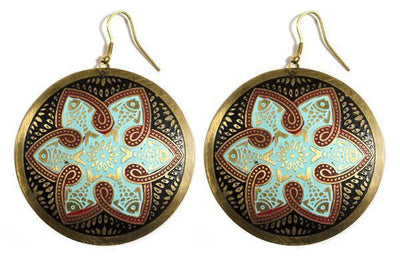 Earrings Default Tribal Patterned Earrings je128