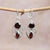 Earrings Energizing Garnet Earrings JE518