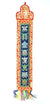 Fabrics,Tibetan Style,Under 35 Dollars,Home Default Eight Auspicious Symbols Banner in Red fb026
