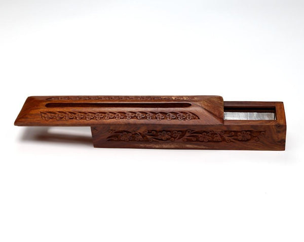 Wooden Incense Burner Box - DharmaShop