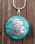Jewelry Default Silver and Turquoise Ganesh Pendant jp153