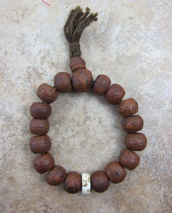 Naga Shell Bodhi Wrist Mala - Dharmashop