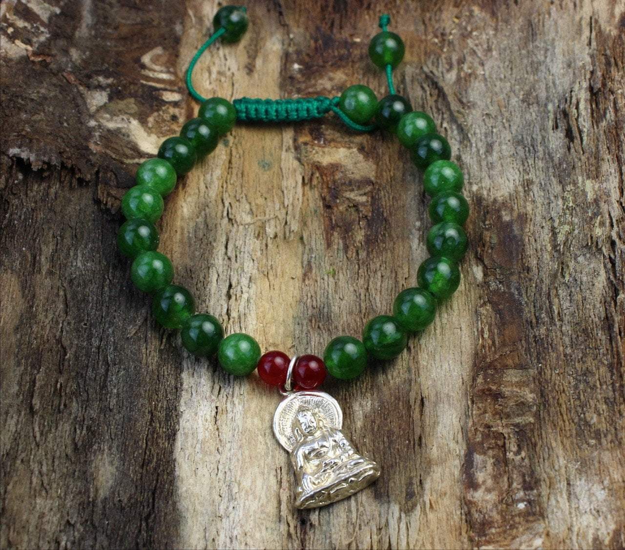 Peace of Mind Jade Wrist Mala - DharmaShop