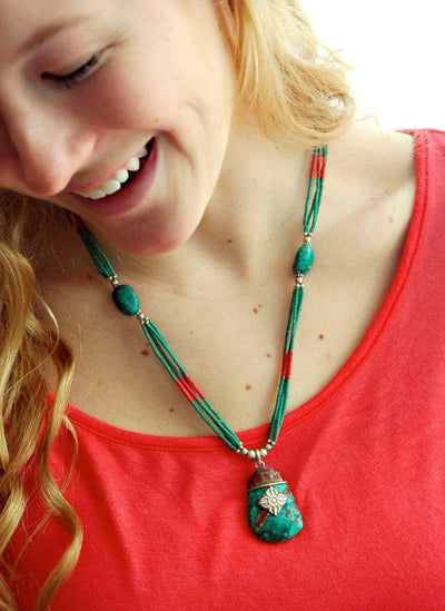 Jewelry,New Items,Tibetan Style Default One of a Kind Dorje Necklace by Karma Dolma jn151