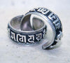 Jewelry,Om,Under 35 Dollars Default Sanskrit Om Mani Silver Ring jr009