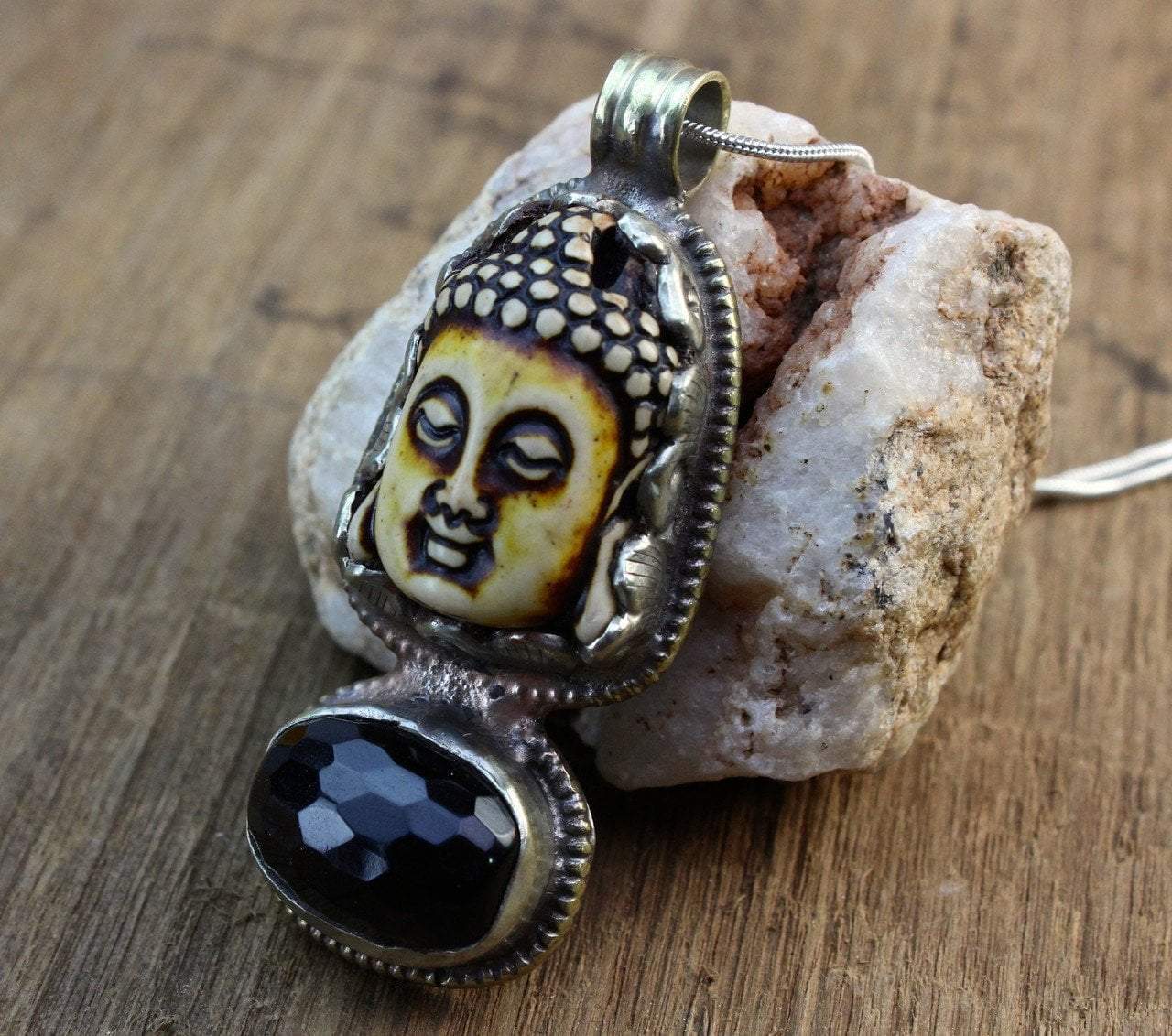 Buddha head clearance pendant