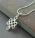 Jewelry,Tibetan Style,Under 35 Dollars Default SILVER Eternal Knot Pendant jp011