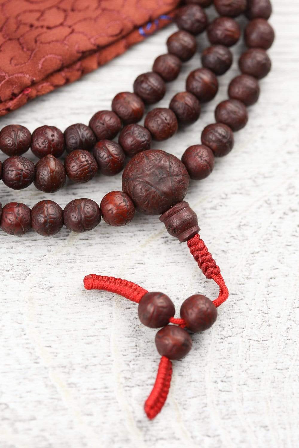 Antique Bodhi Mala from Boudhanath - DharmaShop