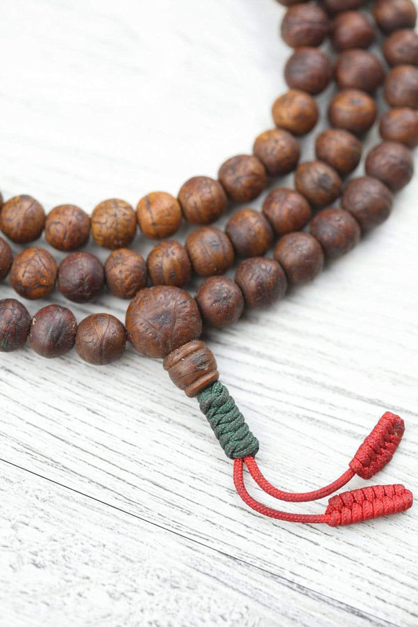 Dark Bodhi Seed Mala - Handmade and Sustainably Sourced in Nepal -  DharmaShop