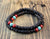 Mala Beads Default Rudraksha Turquoise and Coral Mala ml141